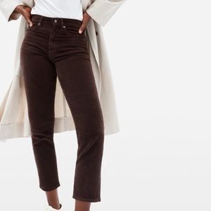Everlane High-rise Straight Leg Corduroy Pant